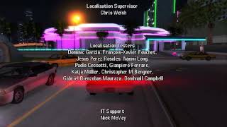 Grand Theft Auto Vice City Stories End credits Playstation 2 [upl. by Tedmund]