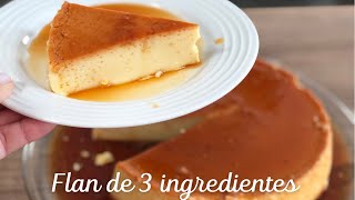 SÓLO 3 INGREDIENTES FLAN NAPOLITANO TRADICIONAL  POSTRE FÁCIL  POSTRES CON IXCHEL [upl. by Nagrom]