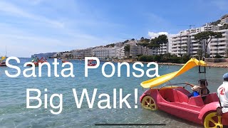 BIG SANTA PONSA WALK ABOUT June 2023 Mallorca Majorca [upl. by Coke934]