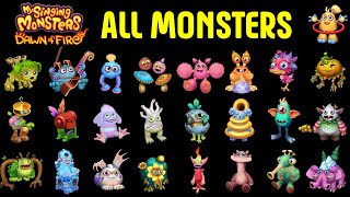 🔴LIVE My Singing Monsters Dawn of Fire All Monsters Sounds and Animations [upl. by Labotsirc]