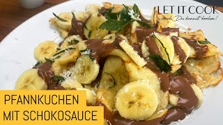 Pfannkuchen mit Banane und Schokosauce [upl. by Nissa872]