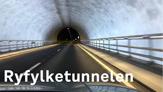 Ryfylketunnelen Ryfast  Kjøretur gjennom verdens lengste og dypeste undersjøiske veitunnel 4K [upl. by Ydennek]