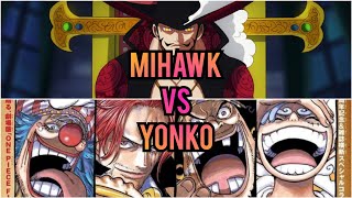 Mihawk vs Yonko  One Piece [upl. by Lakym]