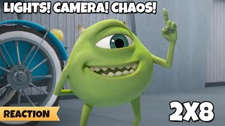 Monsters at Work  S02E08  Lights Camera Chaos  REACTION [upl. by Yroj]