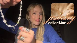 ASMR jewelry collection  close whispered show and tell ⋆ೃ࿔･💍 [upl. by Sly]