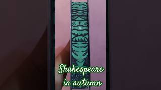 Book Foreedge Painting 2 watercolor book watercolorpainting ShakespeareinAutumn [upl. by Call971]