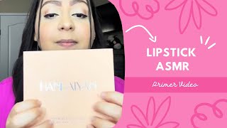 Mi Primer Video  Lipstick ASMR  asmr vlog asmrsounds subscribe makeup asmrvideo [upl. by Oiciruam]