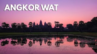 Cambodia Travel Vlog  Our Angkor Wat Sunrise Road Trip [upl. by Norat421]