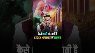 कैसे शादी से आती है Stock Market में उछाल shorts shortsvideo reels [upl. by Korey]