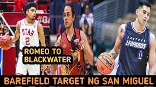 SEDRICK BAREFIELD TARGET KUNIN NG SAN MIGUEL BEERMEN CAELAN TIONGSON TO MERALCO BOLTS [upl. by Alfred]