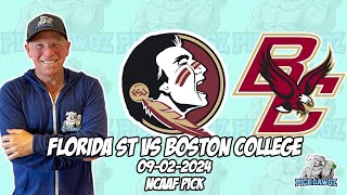 Florida State vs Boston College 9224 College Football Picks amp Predictions  Week 1 NCAAF Betting [upl. by Lacram648]