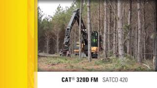 Cat® 320D FM with SATCO® 420  Pine [upl. by Marshal]