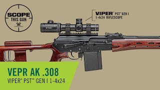 VEPR AK 308  Scope This Gun [upl. by Etrem]