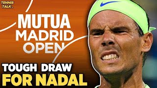 Nadal De Minaur Clash at Madrid Open 2024  Alcaraz Sinner Easy Draw  Tennis News [upl. by Steep198]