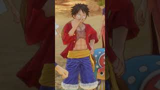 Luffy Picking His Nose  One Piece Odyssey Funny Moments [upl. by Pope]