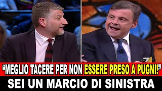 Carlo Calenda PD contro Alessandro Giuli Silenzio Naz di m e Niente Scuse [upl. by Alsworth485]