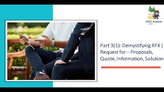 Session 3 Part 1 Overview of RFP RFQ RFI and RFS [upl. by Adis]