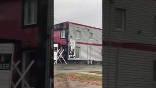 Gatineau Quebec Canada Flags River Houses Road Rainy Day at Gatineau Quebec Canada 🍁 🇨🇦 [upl. by Airottiv]