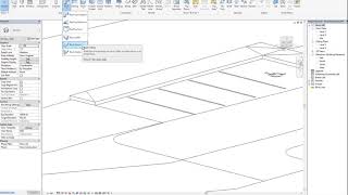 17 Adding the curb to the sidewalk in Revit [upl. by Ardnasella]