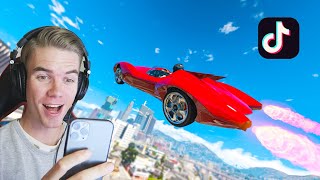 Recreating VIRAL GTA 5 STUNTS On Tik Tok 27 [upl. by Pearse]