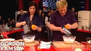 How to Make Mandarin Cheesecake  Gordon Ramsay [upl. by Arriat529]