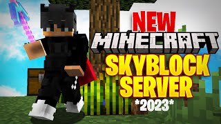 THE BEST NEW MINECRAFT SKYBLOCK SERVER IN 2024  1201  New Minecraft Skyblock Servers [upl. by Nomrej715]