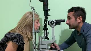 ASMR Real Person Slit Lamp Examination with Optometrist bright amp dim conditions [upl. by Siana]