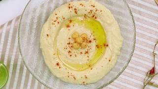 How to Make Hummus from Chickpeas  Best Hummus Recipe  Ramadan Recipes [upl. by Egduj]