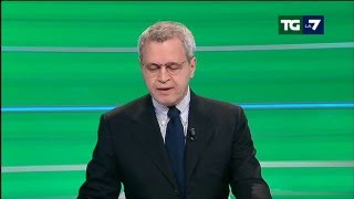 Problema tecnico per Enrico Mentana quotNon ci credo Potete immaginare Un servizio a piacerequot [upl. by Bagger189]