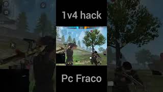 1v4 Nivel Noob shorts short ff loud garena [upl. by Uolyram]