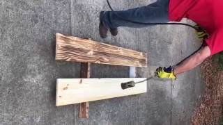 How To Do Burnt Wood Finish [upl. by Martens135]