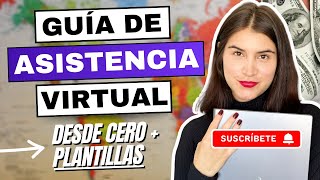 COMO SER ASISTENTE VIRTUAL 🔎 Trabajos desde casa  GUÍA  Plantillas [upl. by Nella]