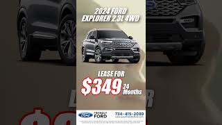 Lease the 2024 Ford Explorer 23L 4WD for Just 349Month [upl. by Ikkir180]