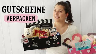 Gutschein verpacken – lustige und kreative Ideen für Geschenkgutscheine 💌 [upl. by Nnaesor947]