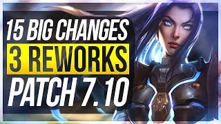 EVELYNN REWORK INC amp HEIMER  15 BIG CHANGES amp NEW OP CHAMPS  Patch 710  League of Legends [upl. by Hartman]