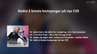 Nekta å betala bompengar på nye E39mm 406  MisjonensLokaleNyheter [upl. by Annabell]