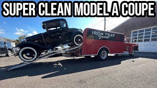 Saving A 1931 Ford Model A Coupe With Our F600 Hot Rod Hauler [upl. by Cherey]