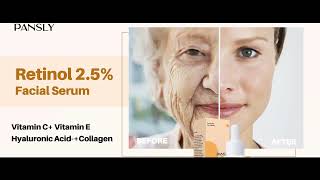 PANSLY 63 Retinol Serumwhitening antiaging skincare [upl. by Carlton]