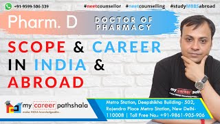 Pharm D Scope and salary in India [upl. by Nyleahcim896]