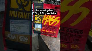 Imported mass gainer  mutant mass gainer review  wholesale supplement available  unbeatable price [upl. by Aranaj]