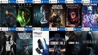 Top 25 Best Horror Games for PlayStation 4 and PlayStation 5  Horror Games on PS4 amp PS5 [upl. by Myca]