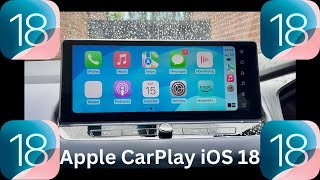 NEW FEATURES  Apple CarPlay iOS 18  First Look [upl. by Arakal]