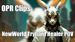 INSANE WINRATE  Healer POV  New World OPR Clips [upl. by Winni]