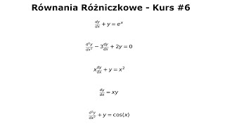 Równania Różniczkowe  Kurs  Układy Równań Jednorodnych cz1 6 [upl. by Pine]