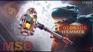 Modern Strike online  Colossus Hammer  Crushing Strike  latest update Season34 💪😱🔥💥 [upl. by Gent789]