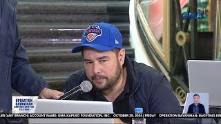 Gabby Eigenmann nakiisa sa GMA Operation Bayanihan Bagyong Kristine Telethon  GMA Integrated News [upl. by Phiona]