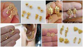 স্বর্ণের কানের দুলের ডিজাইন Daily use gold earrings desgin shorner kaner duler desgin 😍 [upl. by Iaka]