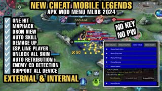 CHEAT ML TERBARU 2024 MOD MENU UNLOCK ALL SKIN MOBILE LEGENDS FULL FEATURE GRATIS NO PASSWORD [upl. by Haorbed516]