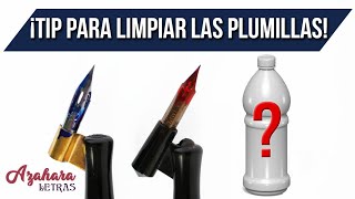 ✨ ✒️¿CÓMO LIMPIAR LAS PLUMILLAS DE CALIGRAFÍA [upl. by Arbuckle]