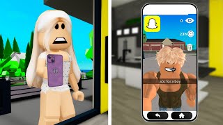 SPYING on my BROTHER in ROBLOX SNAPCHAT [upl. by Norman691]